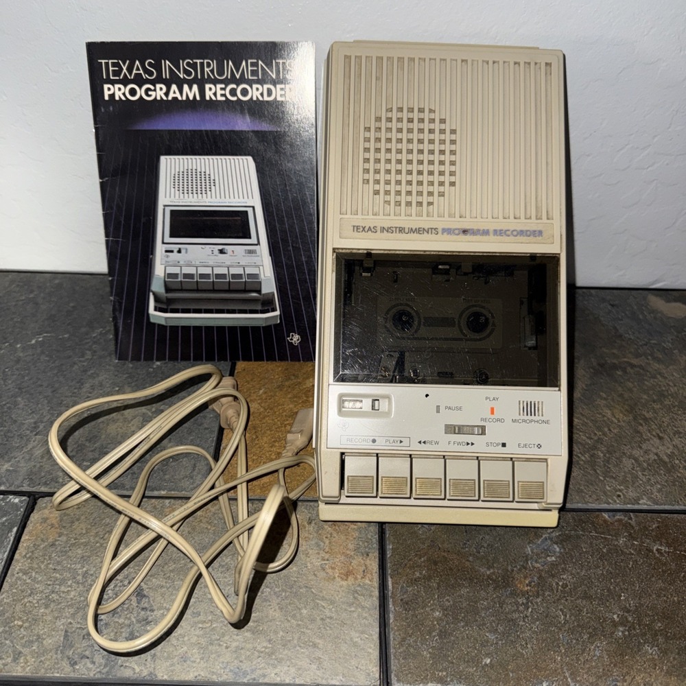 1982 TEXAS INSTRUMENTS Program Recorder PHP2700 In Box Fully Tested